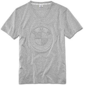 embossed BMW logo T-shirt in high-quality cotton